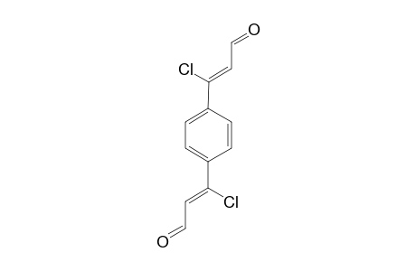 p-(1',4')-BIS-(3-CHLOROPROPENAL)-BENZENE