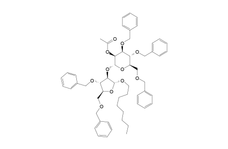 OCTYL-2-O-(2-O-ACETYL-3,4,6-TRI-O-BENZYL-ALPHA-D-MANNOPYRANOSYL)-3,5-DI-O-BENZYL-ALPHA-D-ARABINOFURANOSIDE