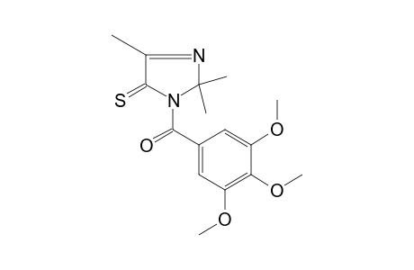 1-(3,4,5-trimethoxybenzoyl)-2,2,4-trimethyl-3-imidazoline-5-thione