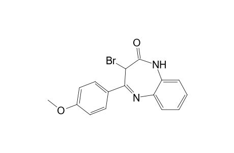 3-Bromo-4-(p-methoxyphenyl)-2,3-dihydro-1H-1,5-benzodiazepin-2-one
