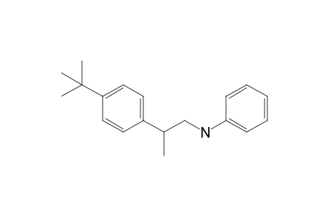 N-Phenyl-N-(2-(4-t-butylphenyl)propyl)amine