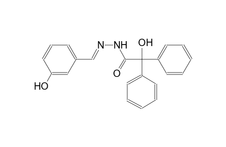 2-hydroxy-N'-[(E)-(3-hydroxyphenyl)methylidene]-2,2-diphenylacetohydrazide