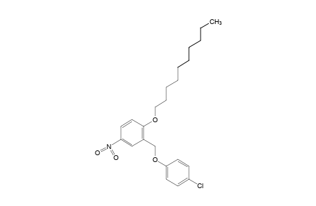 p-chlorophenyl 2-(decyloxy)-5-nitrobenzyl ether