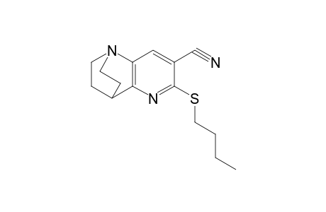 1,6-Diazatricyclo[6.2.2.0(2,7)]dodeca-2(7),3,5-triene-4-carbonitrile, 5-(butylthio)-