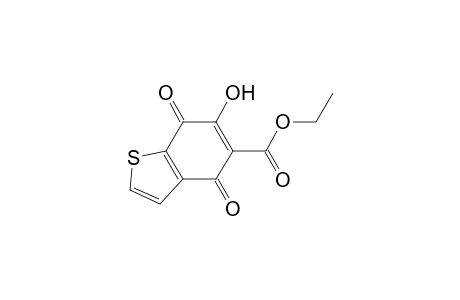 Ethyl 5-hydroxy-4,7-dioxobenzo[b]thiophene-6-carboxylate