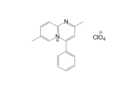 2,7-dimethyl-4-phenylpyrido[1,2-a]pyrimidin-5-ium perchlorate