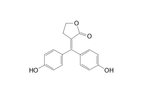 3-[bis(p-hydroxyphenyl)methylene]dihydro-2(3H)-furanone