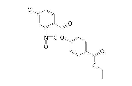 p-hydroxybenzoic acid, ethyl ester, 4-chloro-2-nitrobenzoate