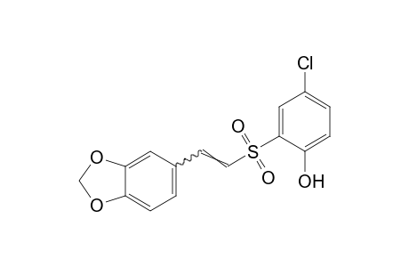 4-chloro-2-{[3,4-(methylenedioxy)styryl]sulfonyl}phenol