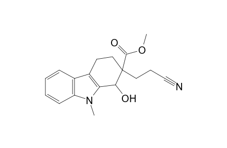 Methyl 2-(2-Cyanoethyl)-9-methyl-1-hydroxy-2,3,4,9-tetrahydro-1H-carbazole-2-carboxylate