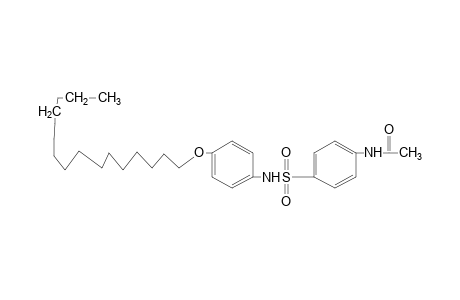 4'-{[p-(hexadecyloxy)phenyl]sulfamoyl}acetanilide