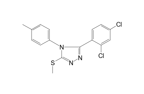 3-(2,4-dichlorophenyl)-5-(methylthio)-4-p-tolyl-4H-1,2,4-triazole