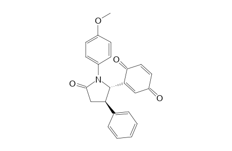 2-[(2S,3R)-1-(4-Methoxyphenyl)-5-oxo-3-phenylpyrrolidin-2-yl]cyclohexa-2,5-diene-1,4-dione