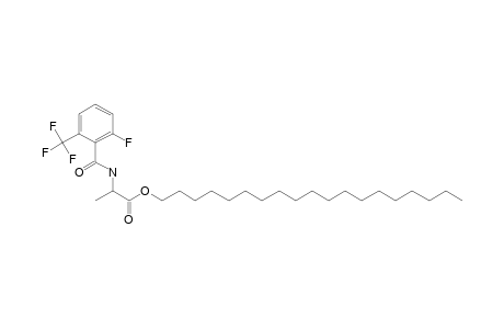 D-Alanine, N-(2-fluoro-6-trifluoromethylbenzoyl)-, nonadecyl ester