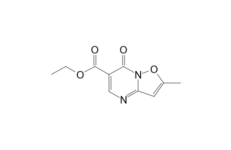 ETHYL-2-METHYL-7-OXO-7H-ISOXAZOLO-[2,3-A]-PYRIMIDINE-6-CARBOXYLATE