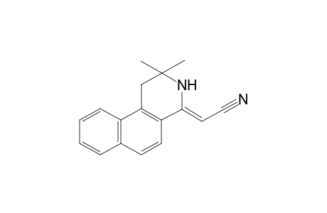 (2Z)-(2,2-Dimethyl-2,3-dihydrobenzo[f]isoquinolin-4(1H)-ylidene)ethanenitrile