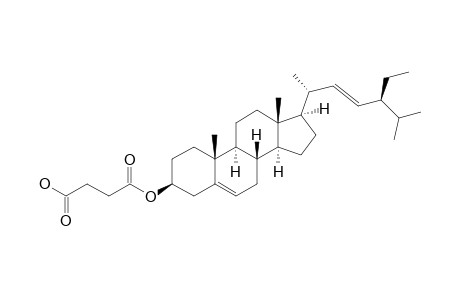 4-OXO-4-[(3-BETA,22E)-STIGMASTA-5,22-DIEN-3-YLOXY]-BUTANOIC-ACID