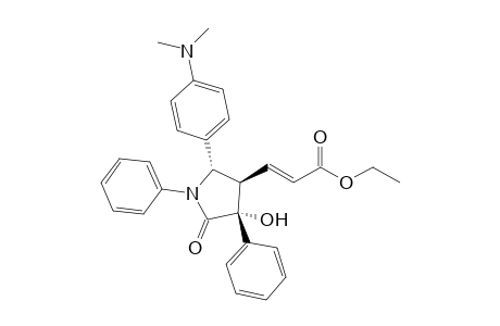 Ethyl (E)-3-{(2S,3R,4R)-2-[4-(Dimethylamino)phenyl]-4-hydroxy-5-oxo-1,4-diphenylpyrrolidin-3-yl}acrylate