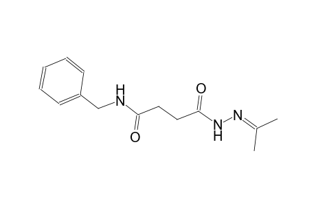 N-benzyl-4-[2-(1-methylethylidene)hydrazino]-4-oxobutanamide