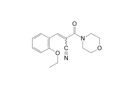 alpha-(o-Ethoxybenzylidene)-beta-oxo-4-morpholinepropionitrile