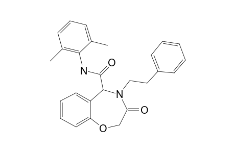 N-(2,6-Dimethylphenyl)-3-oxo-4-phenethyl-2,3,4,5-tetrahydrobenzo[F][1,4]oxazepine-5-carboxamide