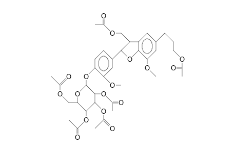 Di-O-acetyldihydrodehydro-diconiferyl alcohol 4-O-tetra-O-acetyl-B-D-glucopyranoside