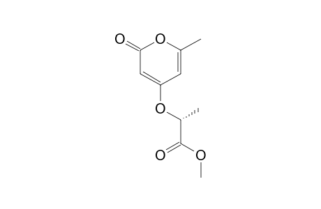 Methyl (R)-2-((6-methyl-2-oxo-2H-pyran-4-yl)oxy)propanoate