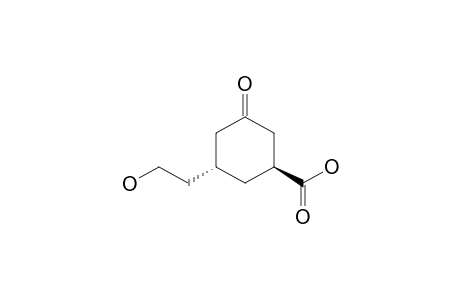 (1S,3R)-3-(2-hydroxyethyl)-5-keto-cyclohexanecarboxylic acid