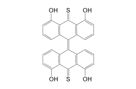 4,5,4',5'-Tetrahydroxy-[9,9']bianthracenylidene-10,10'-dithione