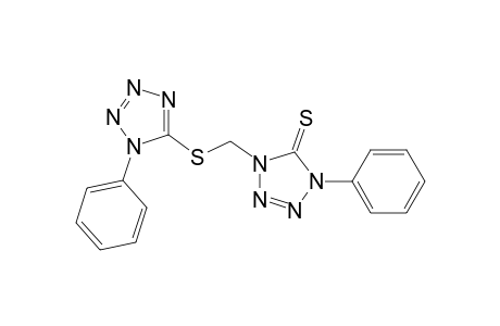 1-PHENYL-4-{[(1-PHENYL-1H-TETRAZOL-5-YL)THIO]METHYL}-2-TETRAZOLINE-5-THIONE