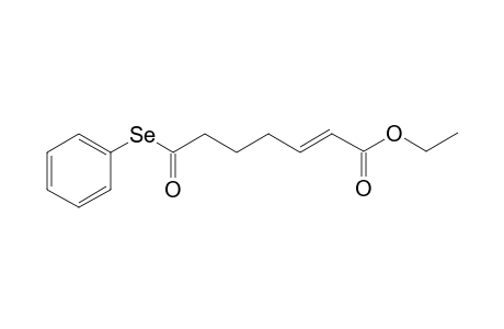 (E)-se-Phenyl 6-ethoxycarbonylhex-5-enselenoate