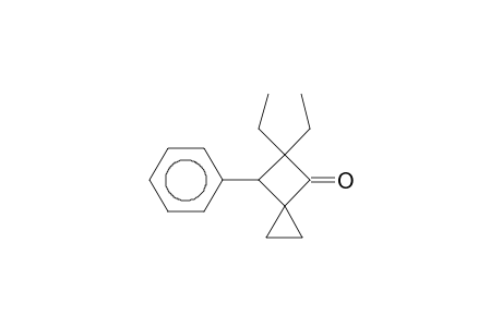 5,5-Diethyl-4-phenyl-6-spiro[2.3]hexanone