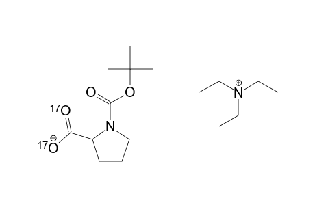 17O-BOC-L-PROLINE,TRIETHYLAMMONIUMSALT