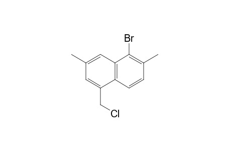 1-bromo-5-(chloromethyl)-2,7-dimethylnaphthalene