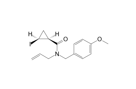 N-Allyl-N-(4-methoxybenzyl)-(1S*,2S*)-2-iodocyclopropanecarboxamide