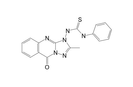 1-(2-Methyl-9-oxidanylidene-[1,2,4]triazolo[5,1-b]quinazolin-3-yl)-3-phenyl-thiourea