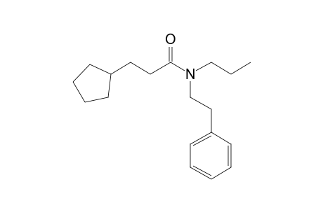 3-Cyclopentylpropionamide, N-(2-phenylethyl)-N-propyl-