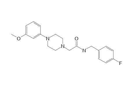 N-(4-Fluorobenzyl)-2-(4-(3-methoxyphenyl)piperazin-1-yl)acetamide