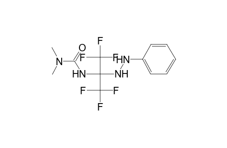 1,1-Dimethyl-3-[2,2,2-trifluoro-1-(N'-phenyl-hydrazino)-1-trifluoromethyl-ethyl]-urea