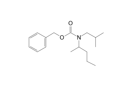 Carbonic acid, monoamide, N-(2-pentyl)-N-isobutyl-, benzyl ester