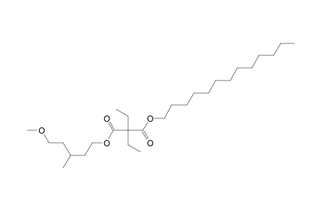 Diethylmalonic acid, 5-methoxy-3-methylpentyl tridecyl ester