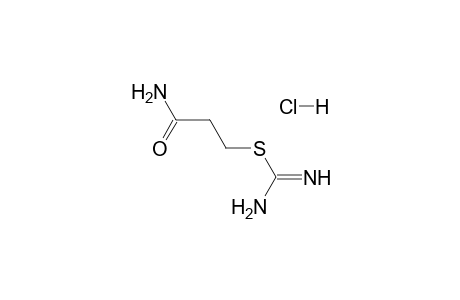 3-(AMIDINOTHIO)PROPIONAMIDE, HYDROCHLORIDE