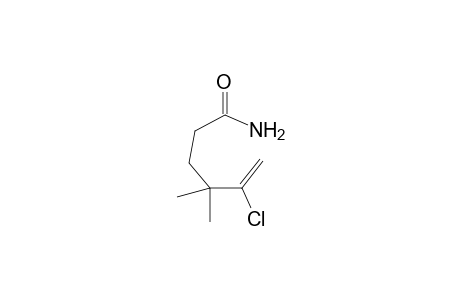 5-Chloro-4,4-dimethylhex-5-enamide