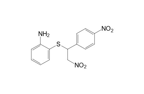 o-{[p-NITRO-alpha-(NITROMETHYL)BENZYL]THIO}ANILINE