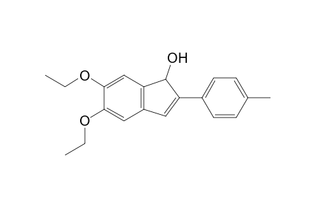 5,6-Diethoxy-2-(4-methylphenyl)-1H-inden-1-ol