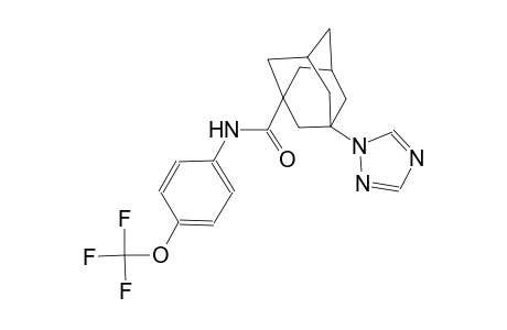 3-(1H-1,2,4-triazol-1-yl)-N-[4-(trifluoromethoxy)phenyl]-1-adamantanecarboxamide