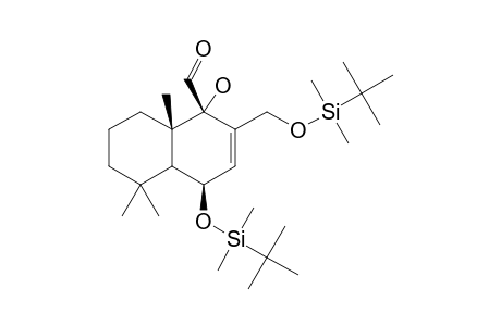 6-BETA,12-BIS-(TETRT.-BUTYLDIMETHYLSILYLOXY)-9-ALPHA-HYDROXYDRIM-7-EN-11-AL