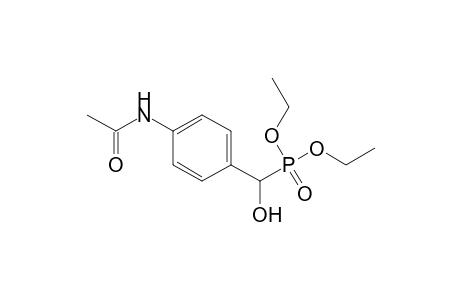 Phosphonic acid, [[4-(acetylamino)phenyl]hydroxymethyl]-, diethyl ester
