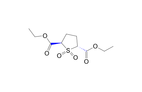 tetrahydro-trans-2,5-thiophenedicarboxylic acid, diethyl ester, 1,1-dioxide