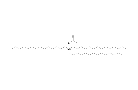 (Acetyloxy)(tritetradecyl)stannane